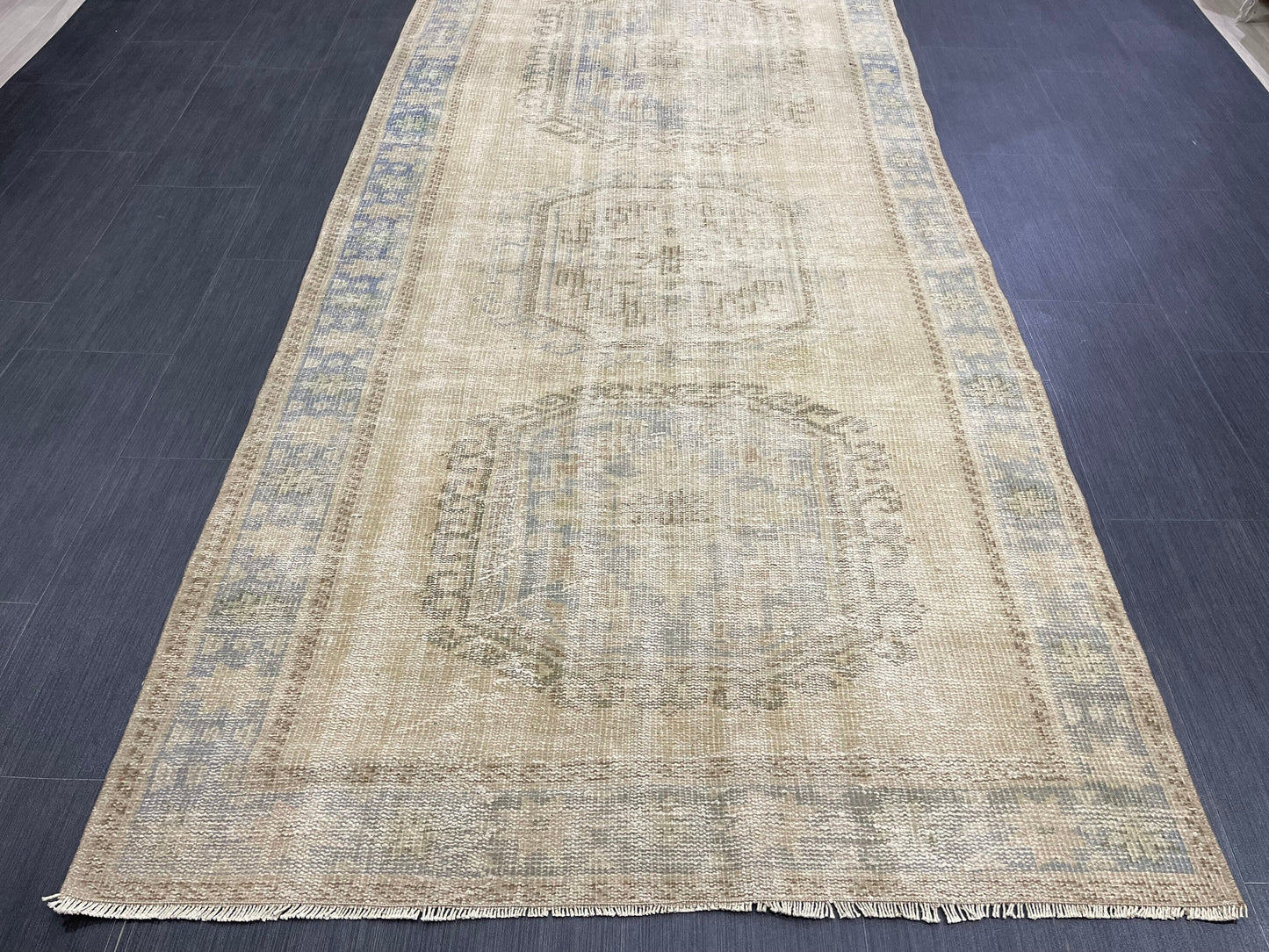 Distressed Runner Rug Turkish Runner Rug 4x12 Vintage Runner Rug Hallway Runner Rug Kitchen Runner Rug Wool Runner Rug Wool Rug
