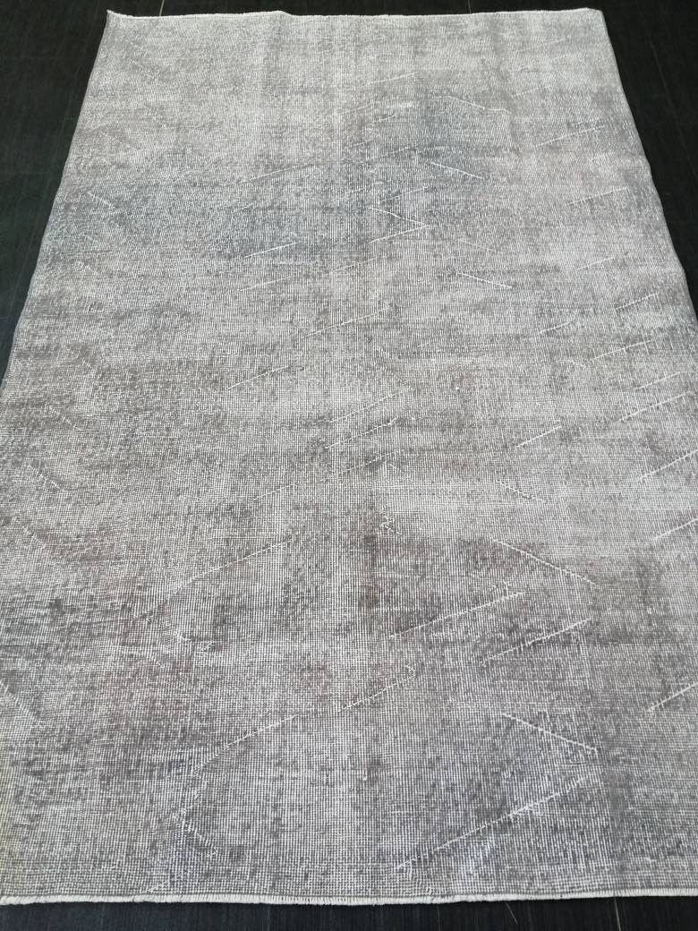 4.9 x 7.6 Variegated Rug, Hand Made Rug, Oushak Rug, Distressed Rug, Simple And Elegant Oriental Rug , Turkish Rug,Vintage Farmhouse Rug