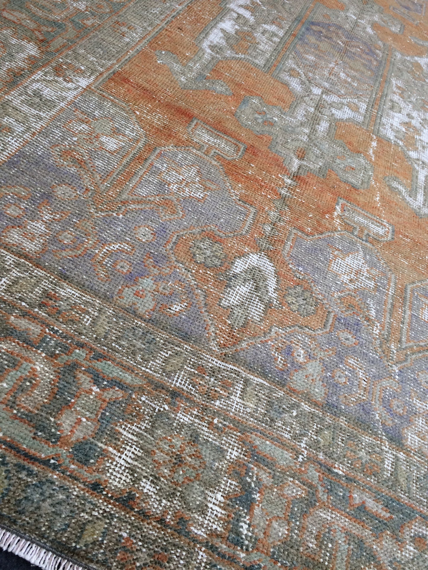 5 x 8.6 OUSHAK RUG TURKISH Oriental Rug Vintage Oushak Rug Vintage Persian Wool Rug Hand Made Rugs Vintage Turkish Rug Discounted Rugs