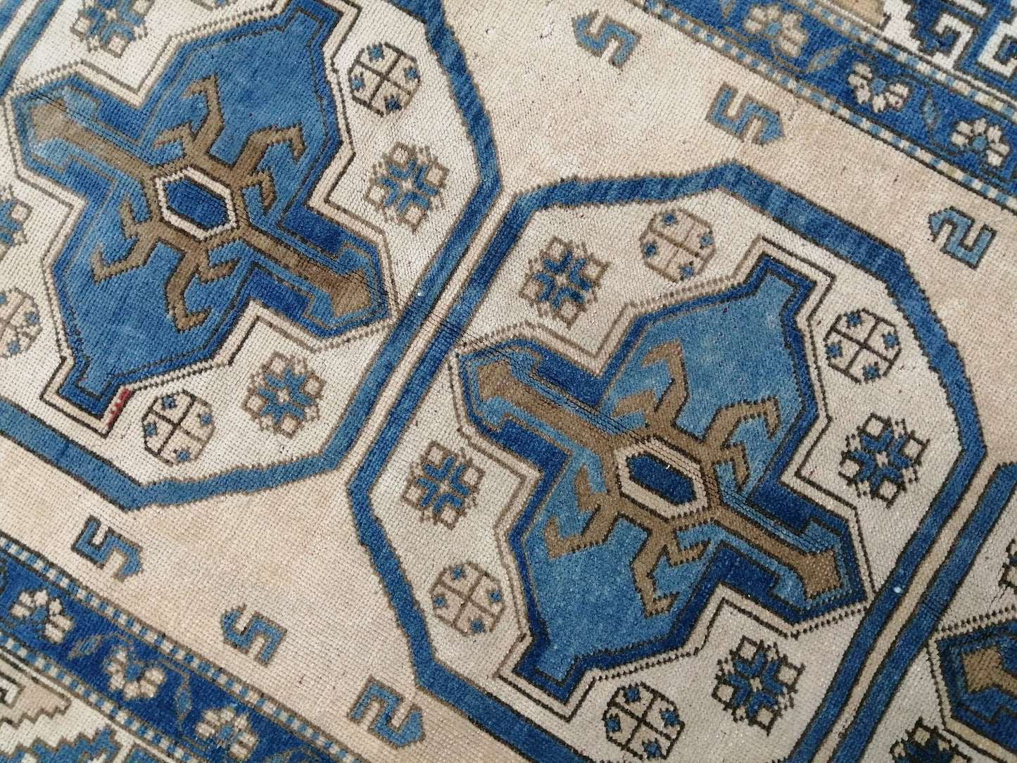 OUSHAK RUG 4.6 x 8.7 Vintage Rug Vintage Runner Rug Wool Oushak Rug Hand Made Rugs Vintage Turkish Rug