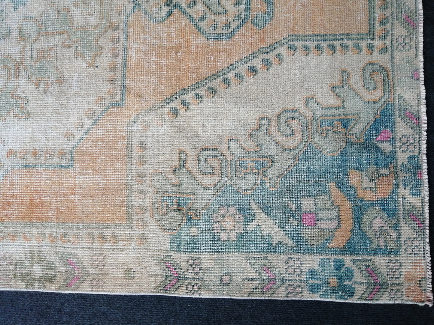 6.9 x 4 VINTAGE Rugs, Hand Made Rug, Oushak Rug, Rustic Rug, Bohemian Rug, Rug Runner, Turkish Rug, Farmhouse Rug, Vintage Rug, Wool rug