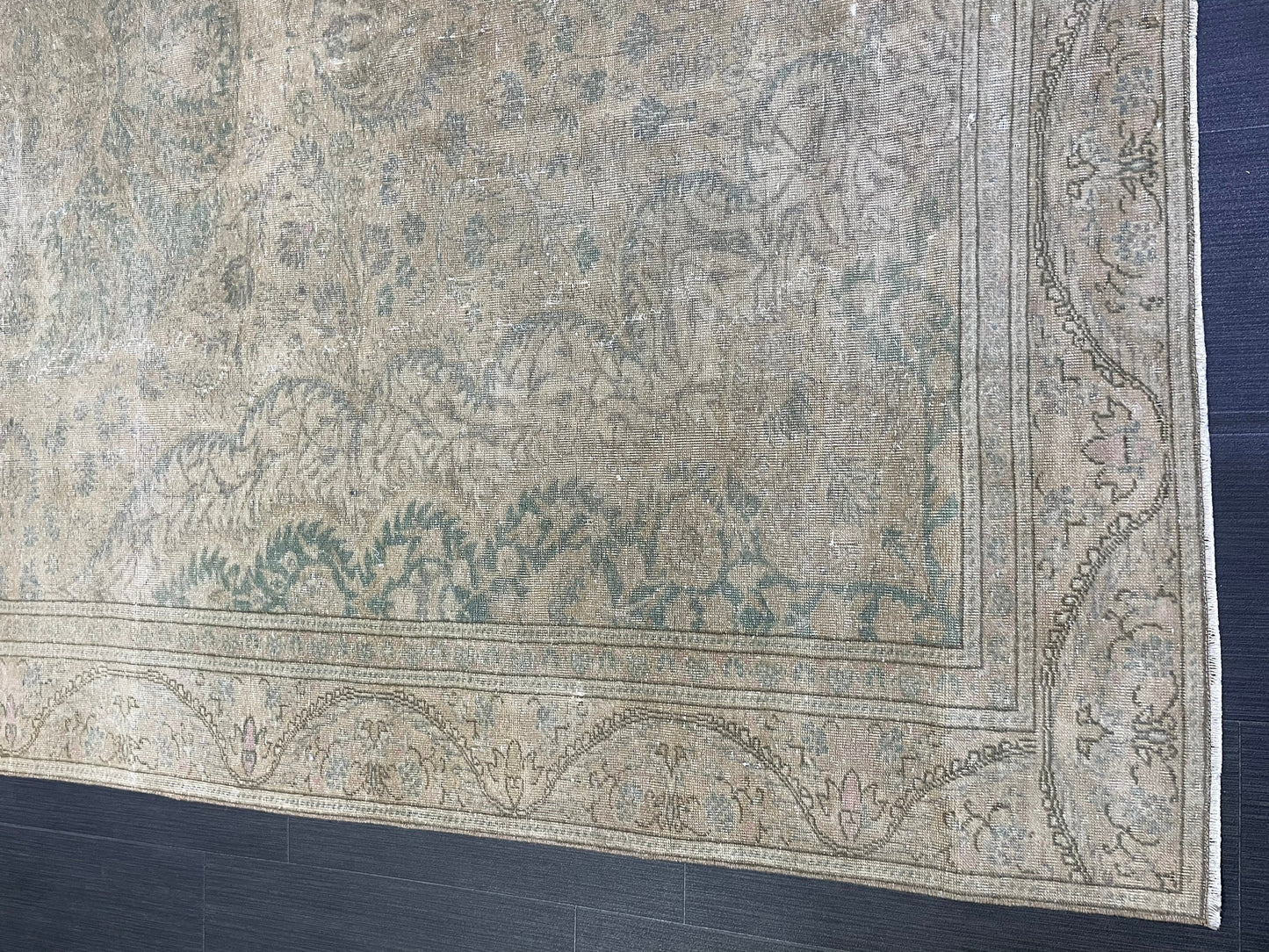 Muted Persian Rugs, 6 x 9.4 Vintage Rug, Oushak Rug, Rustic Rug, Fine Hand Knotted Rug, Farmhouse Rug, Wool Handmade Rug