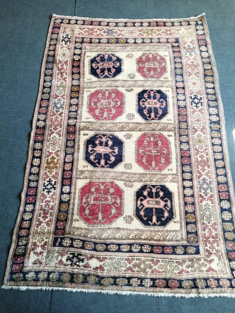 Vintage Original Area Turkish Rug,Traditional Bohemian Rug, Living Room Rug,Oushak Rug,Hand woven Rug,Weaving Rug, Vintage Flooring