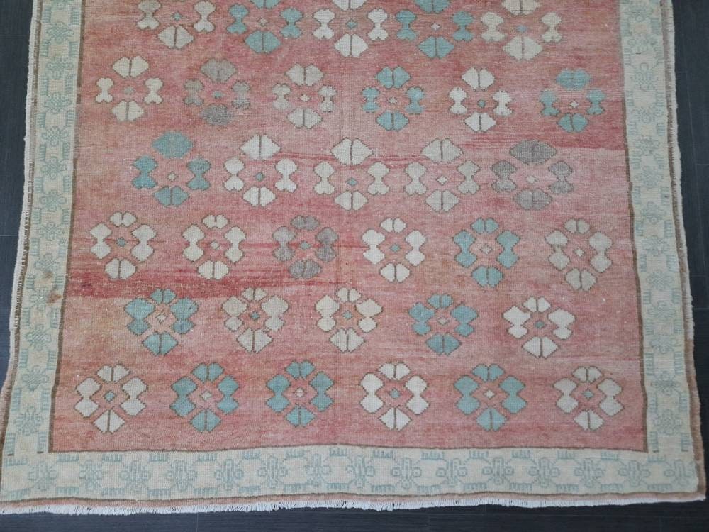 Floral Runner Rug 5 x 11.6 Turkish Runner Rug Vintage Runner Rug Hallway Runner Rug Kitchen Runner Rug Wool Runner Rug Wool Oushak Rug
