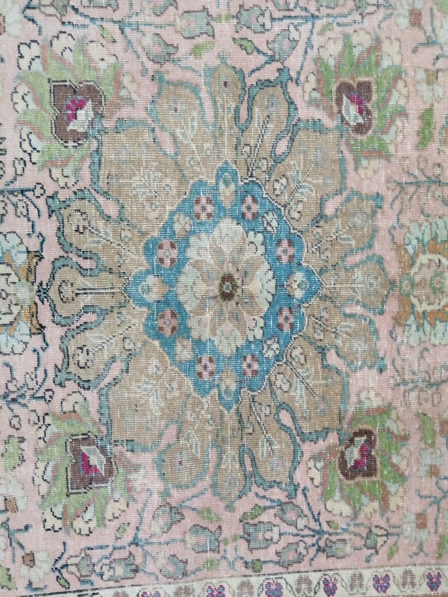 Muted Persian Rugs, 8.2 x 4.6 Wool Rug, Oushak Rug, Rustic Rug, Bohemian Rug, Farmhouse Rug, Vintage Persian Rug