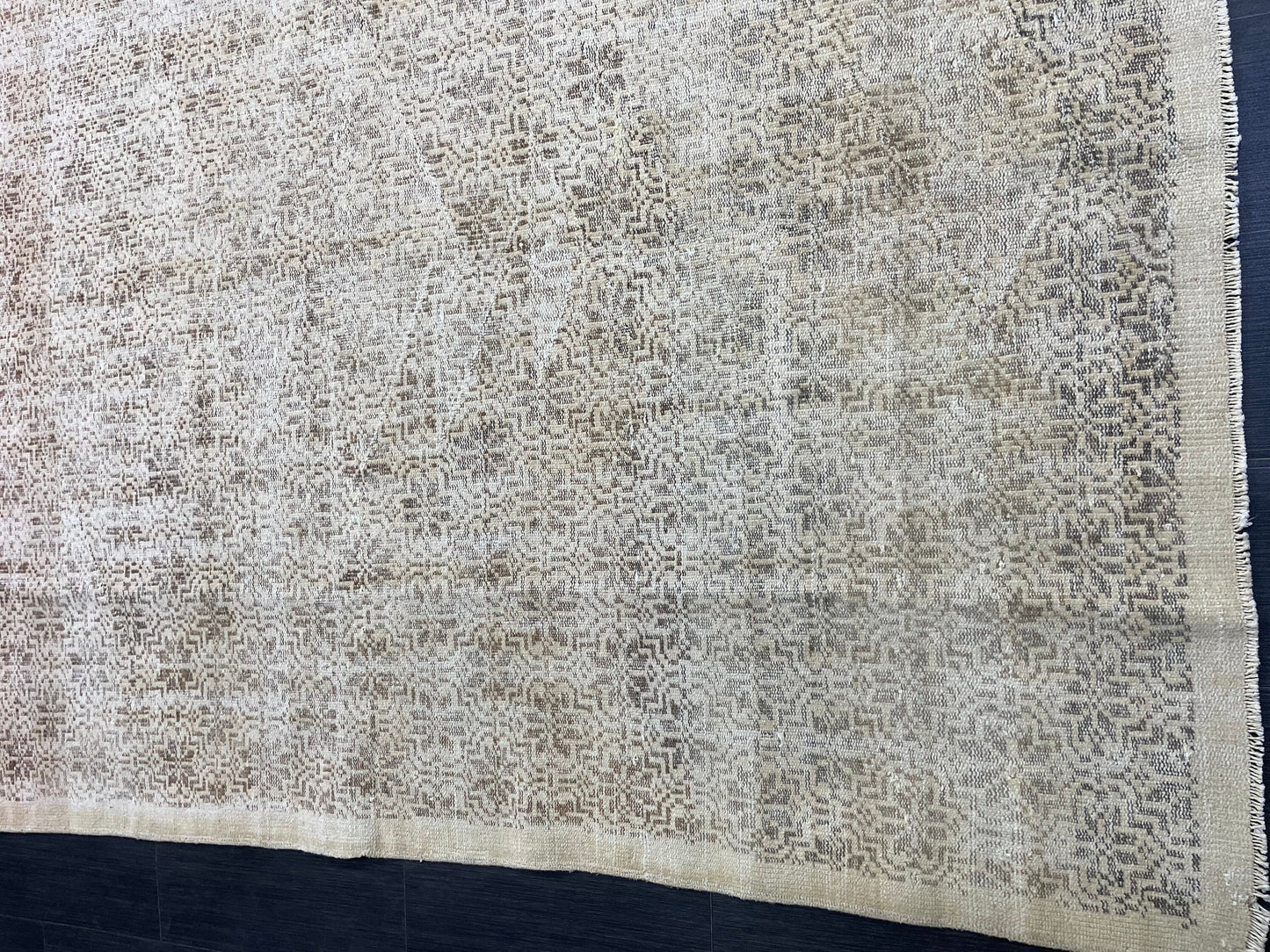 Antique WOOL RUG, Vintage 6x9 Rug, Turkish Oushak Rug, Handmade Rug, Distressed Rug, Oushak Rug, Farmhouse Rug, Oriental Rug,Rustic Rug
