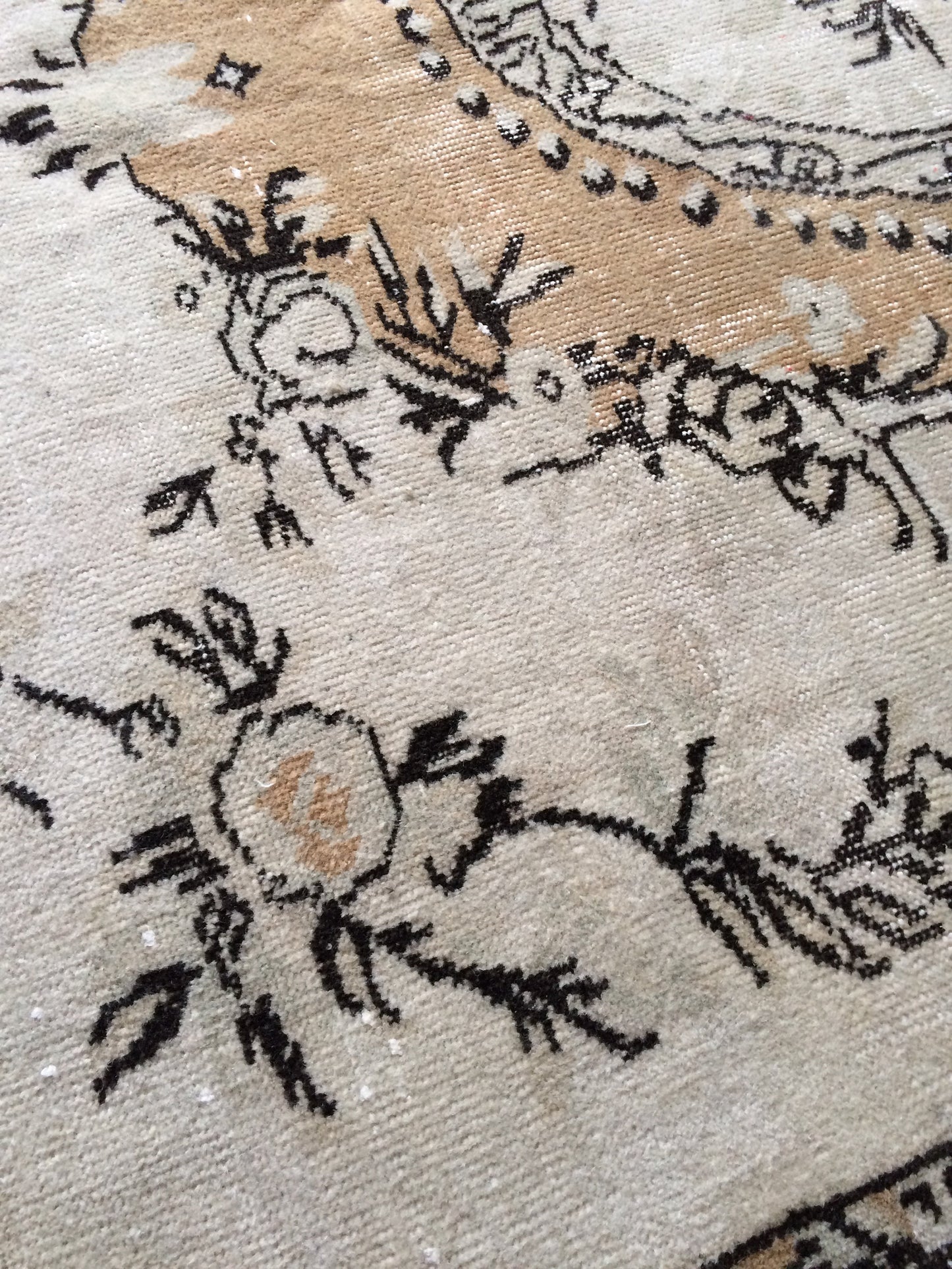 6.4 x 9.8 Vintage Rug Oushak Rug Turkish Rug Vintage Oriental Rug 6x10 rug