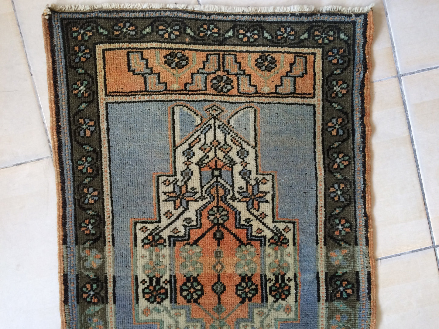 Vintage Turkish Oushak Rug, Bohemian Rug, Living Room Rug,Oushak Rug,Hand Made Small Area Rug Wool Oushak Rug
