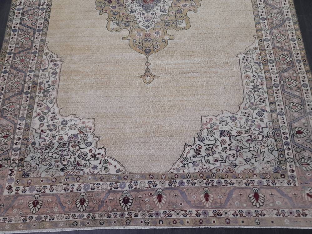 Persian RUG 6.4 x 9.2 Handmade Rug Vintage Oriental Rug Antique Persian Hand Made Rug Fine Knotted Turkish Rug Quality Rug