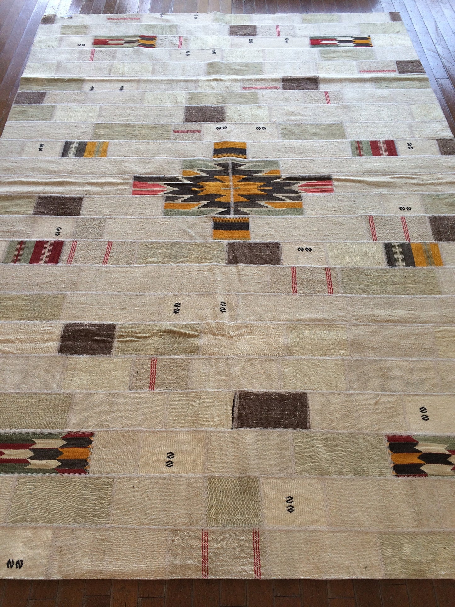 6 x 8.5 ft UNIQUE KILIM Rug PATCHWORK Rug,Bohemian Flatwoven Turkish Rug, Boho Flatweave Rug,Hand woven Rug,Weaving Rug