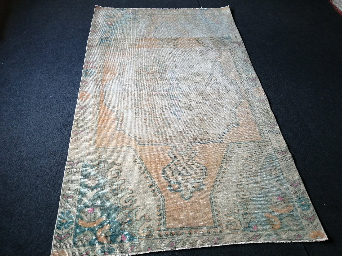 6.9 x 4 VINTAGE Rugs, Hand Made Rug, Oushak Rug, Rustic Rug, Bohemian Rug, Rug Runner, Turkish Rug, Farmhouse Rug, Vintage Rug, Wool rug