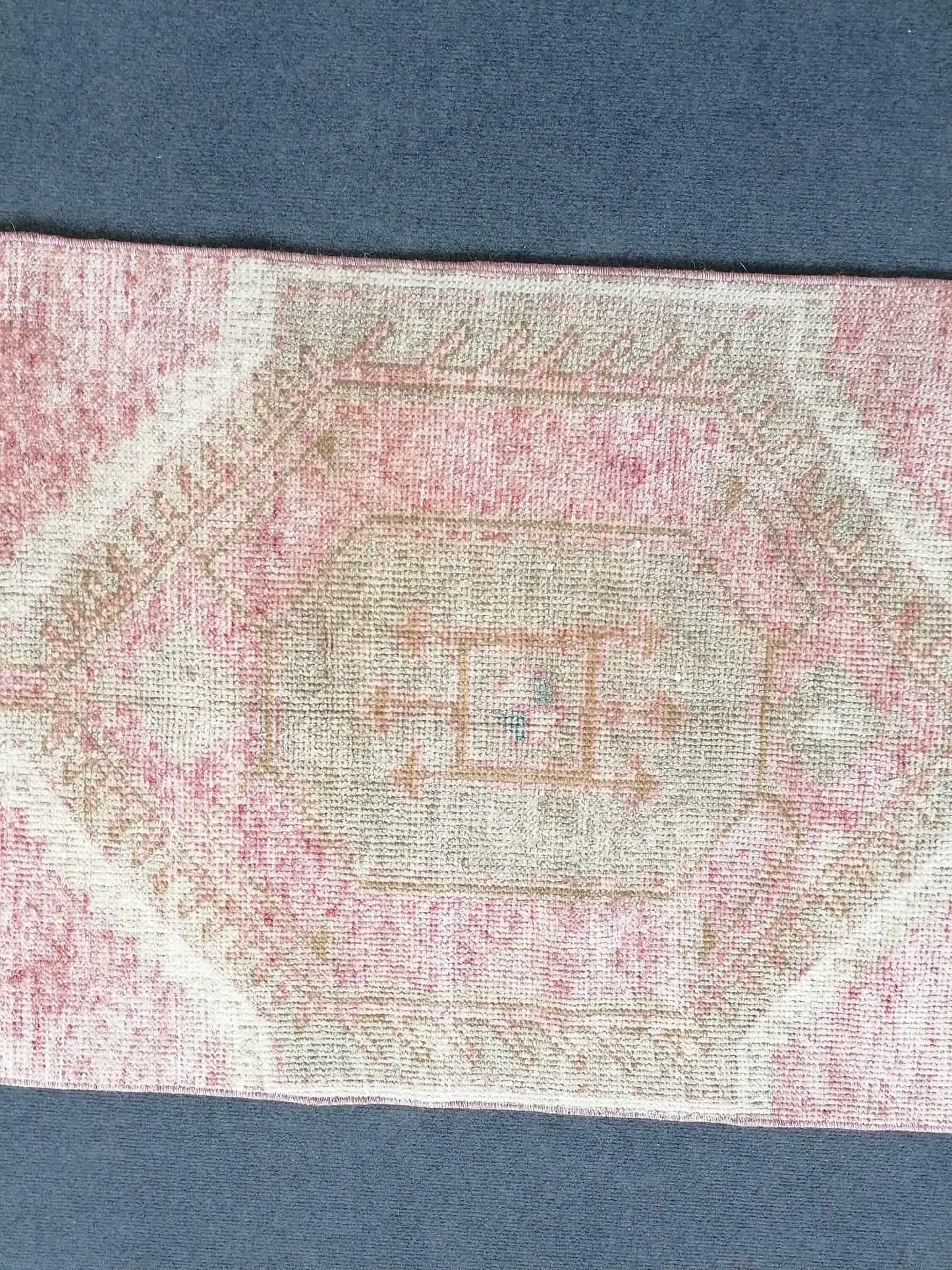 Vintage runner rug,oushak runner rug, 2’6x11,anatolian rug