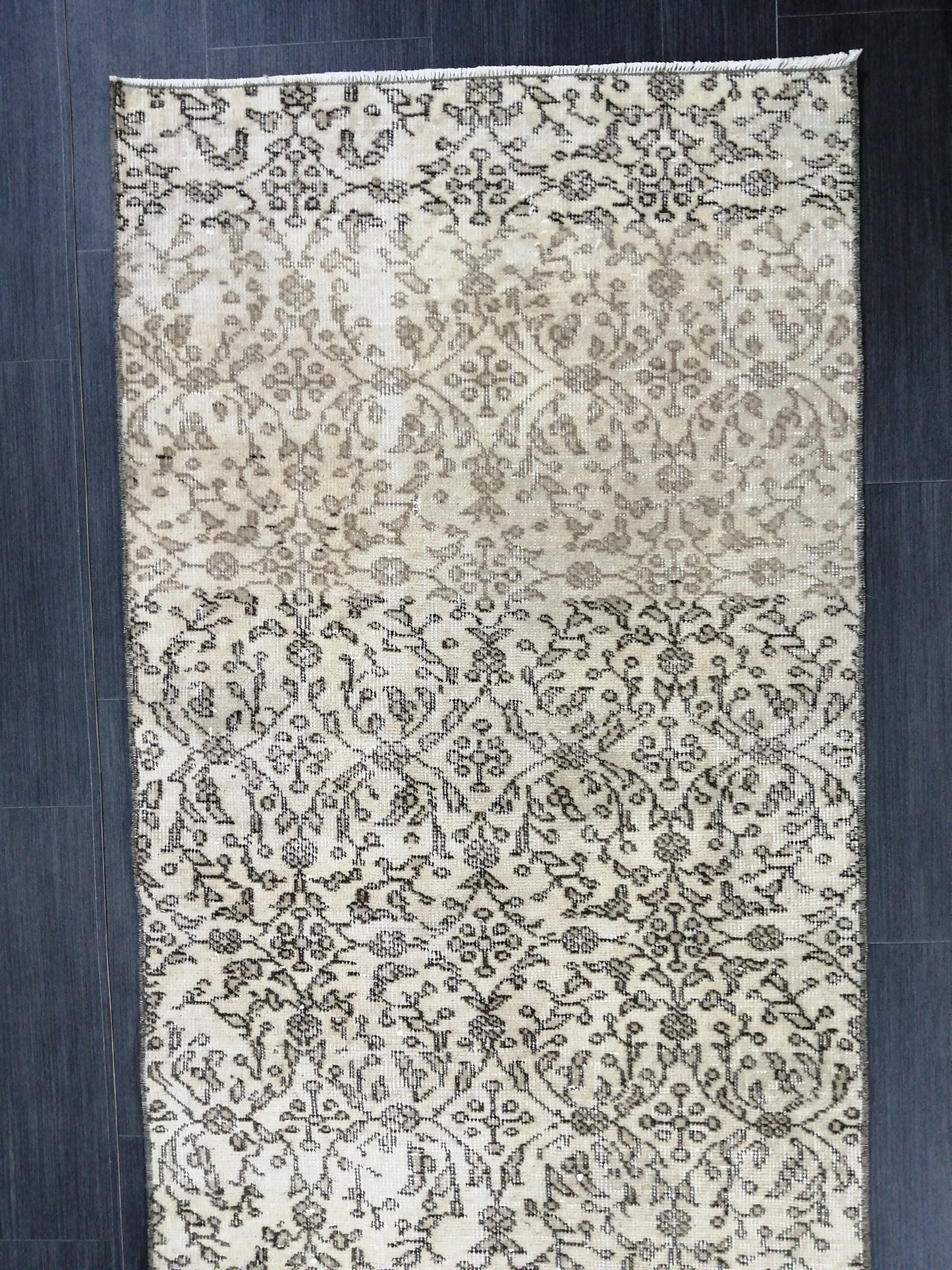 9.4 X 2.6 Oushak Runner Rug Turkish Runner Vintage Runner Rug Hallway Runner Rug Persian Kitchen Runner Rug Oriental Wool Runner Rug