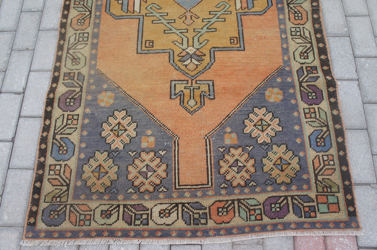 Vintage Rug TurkishRug Oushak Rug Oushak Rug Turkish Rug, Wool Oushak Rug, Turkish Oushak Rug