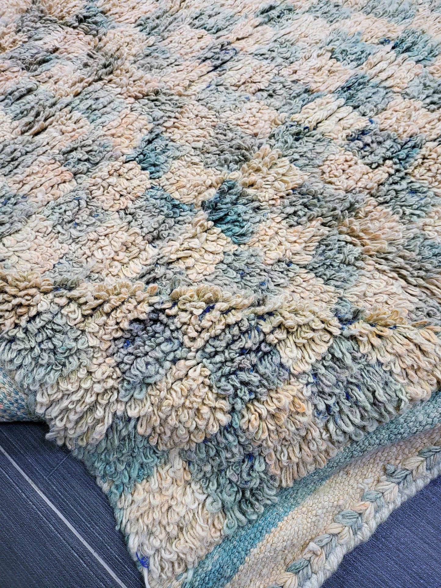 Antique Rug, High Wool Pile Rug, 3.8 x 5.10 Plush Rug,Handmade Rug,Shaggy Hand Knotted Rug,One Of A Kind Rug, Nomad Rug, Rear Rug