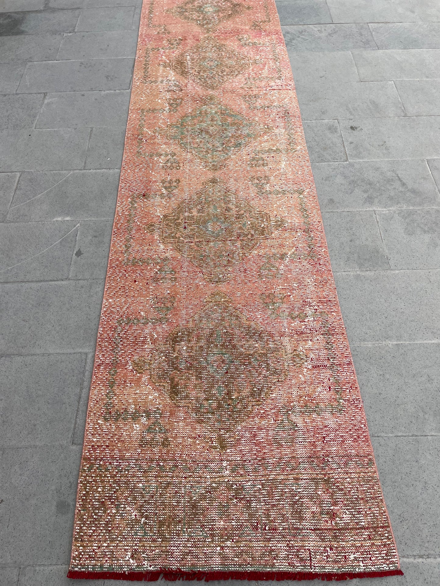 Distressed Vintage Runner Extra Long Turkish Runner 2.7 x 19.7 Stair Runner Rug Vintage Runner XL Oriental Runner Staircase Handmade Runner