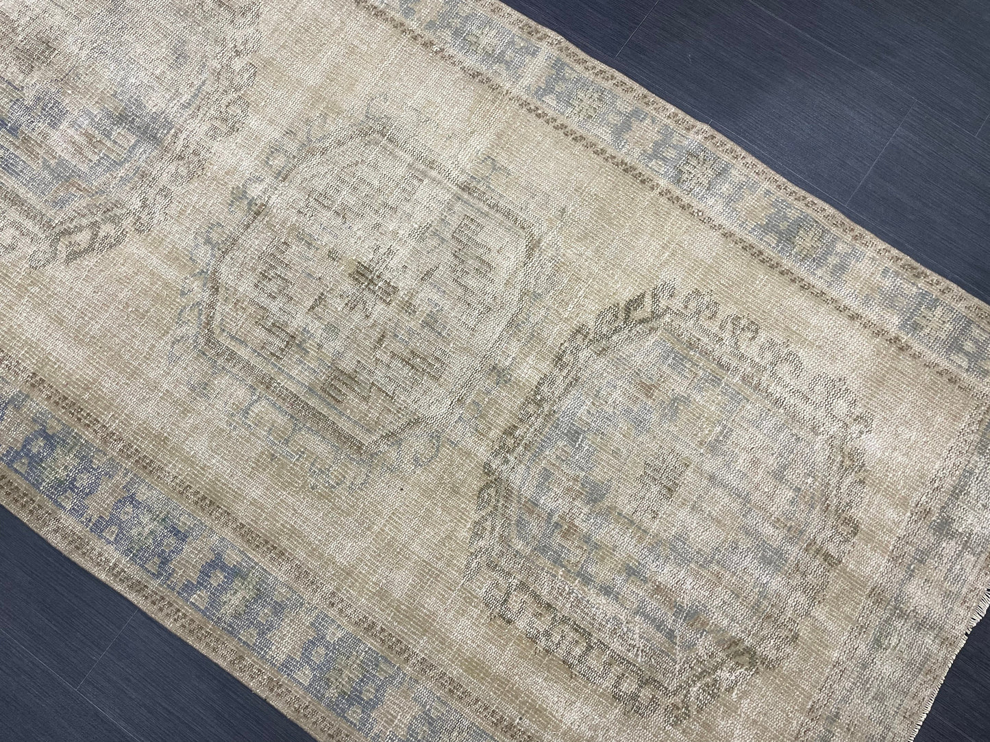 Distressed Runner Rug Turkish Runner Rug 4x12 Vintage Runner Rug Hallway Runner Rug Kitchen Runner Rug Wool Runner Rug Wool Rug