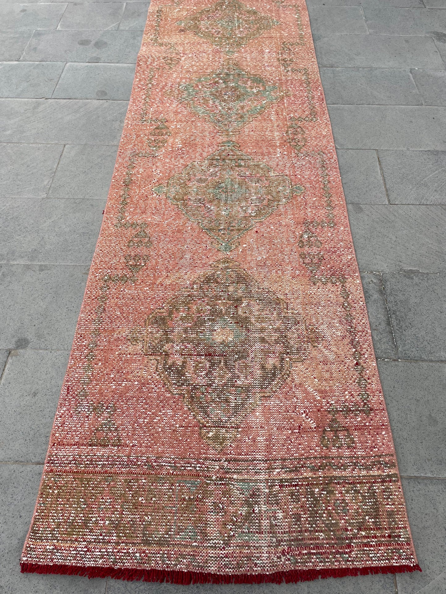 Distressed Vintage Runner Extra Long Turkish Runner 2.7 x 19.7 Stair Runner Rug Vintage Runner XL Oriental Runner Staircase Handmade Runner