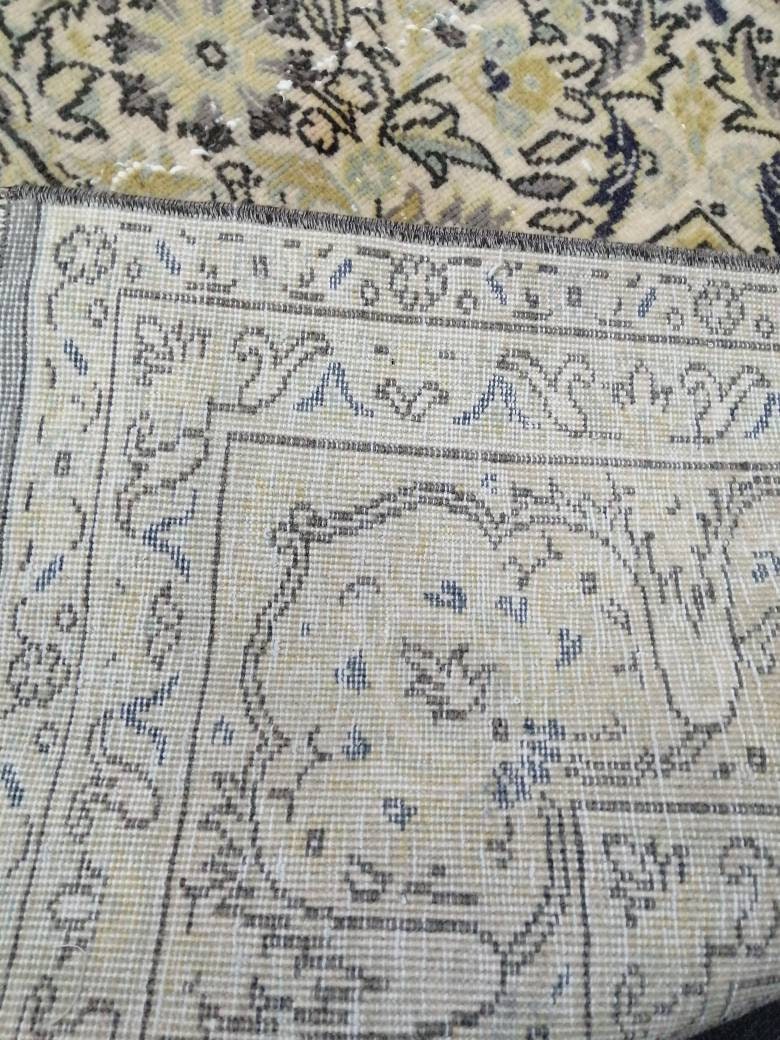 9.9 x 6.5 Large OUSHAK RUG TURKISH Oushak Rug Vintage Oushak quality Rug Vintage Runner Rug Wool Oushak Rug Hand Made Rugs Vintage Rug
