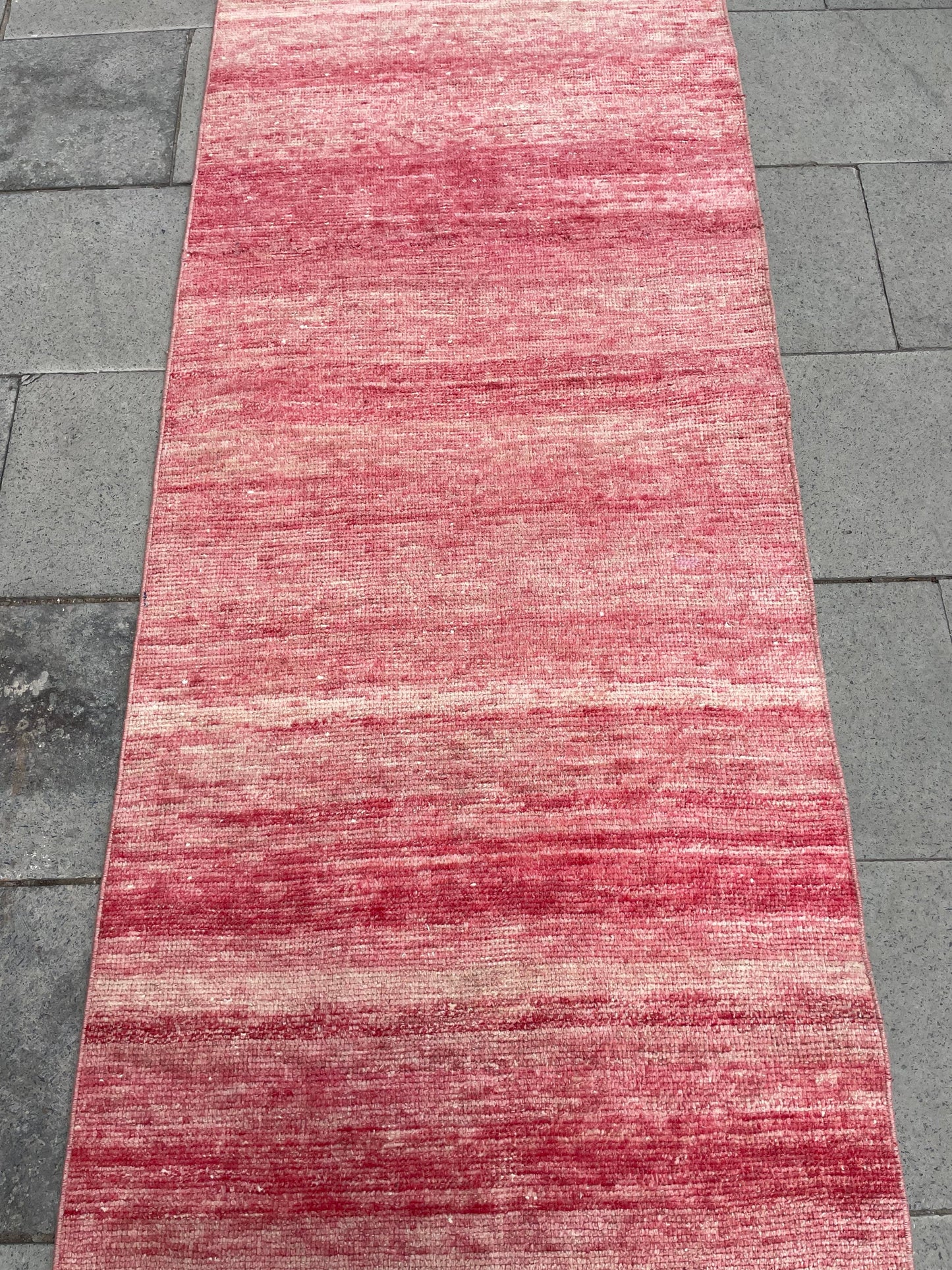 Long Vintage Runner Stairs Runner Rug 2.4 x 19 ft Handmade Runner Rug XL Oriental Runner Rug Staircase Hand Knotted Runner rug