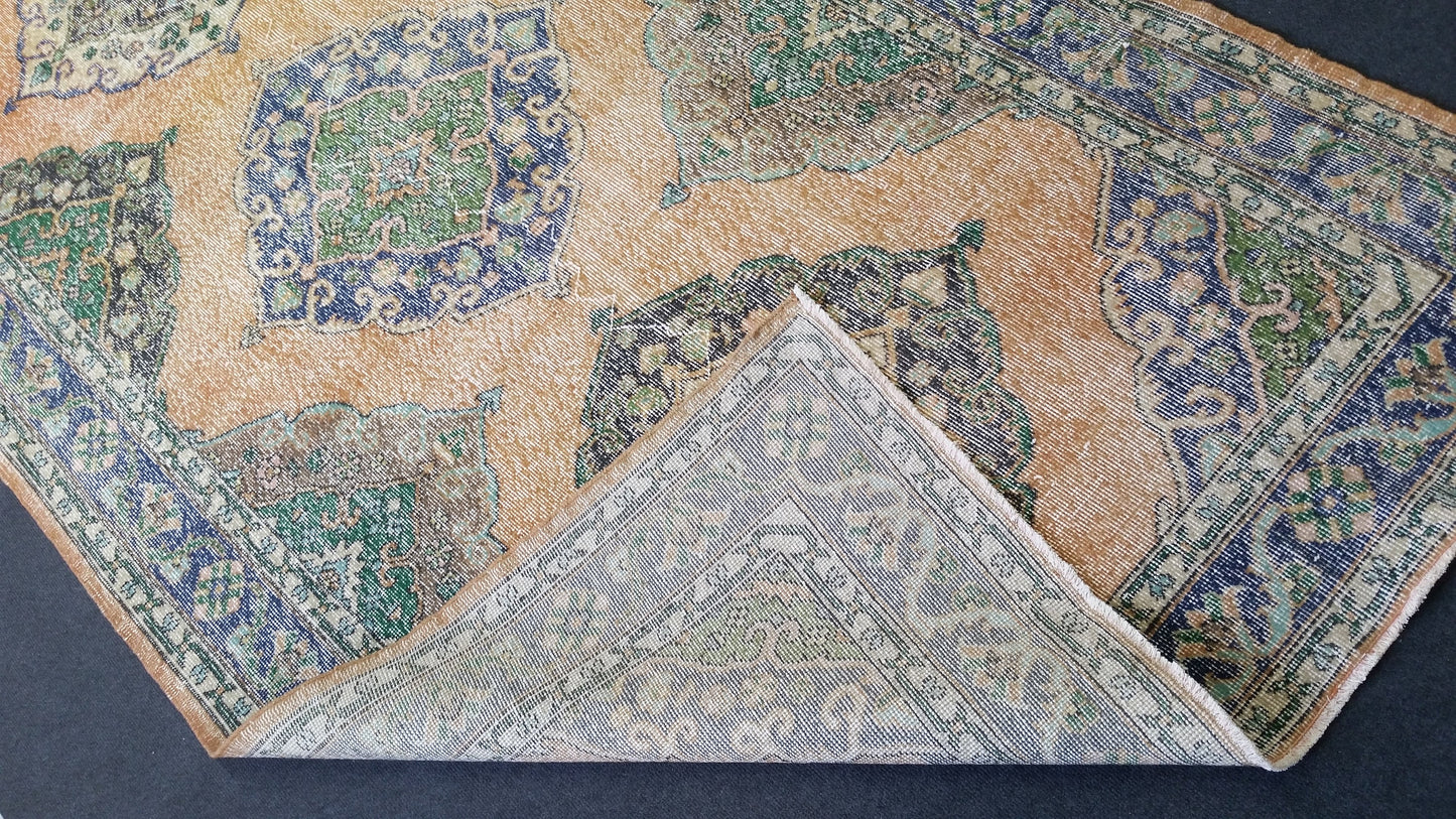 4.8 x 14 VINTAGE RUG , oushak Rug, Turkish Rug,Hand woven Rug, Vintage Rug HAND Made Rugs 5 by 14 runners