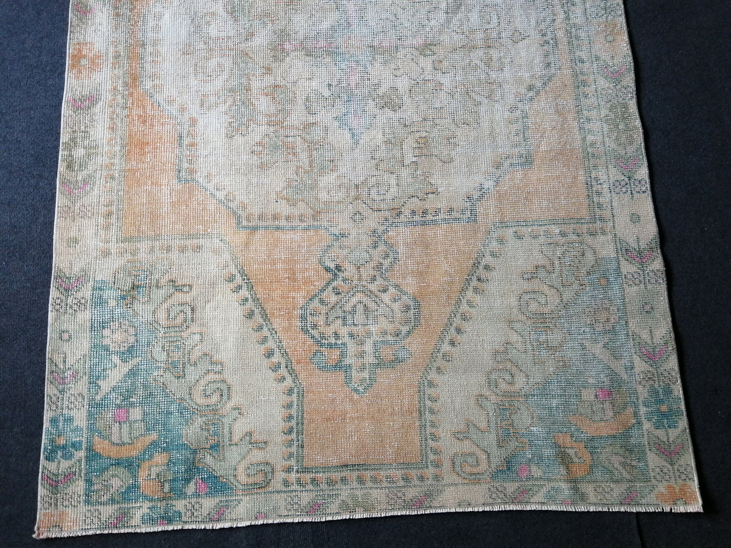 6.9 x 4 VINTAGE Rugs, Hand Made Rug, Oushak Rug, Rustic Rug, Bohemian Rug, Rug Runner, Turkish Rug, Farmhouse Rug, Vintage Rug, Wool rug