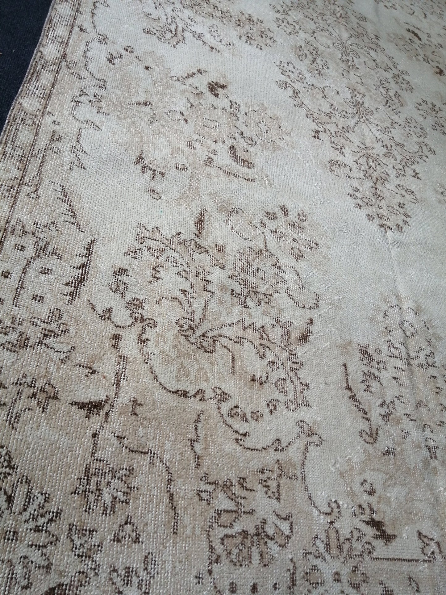 5.4 x 9 Turkish Rug, Oushak Rug, Oriental Rugs, Wool Hand Knotted Rug Runner Rugs, Runner Rug, Vintage Rug, Hand Made Rug Oriental Rug