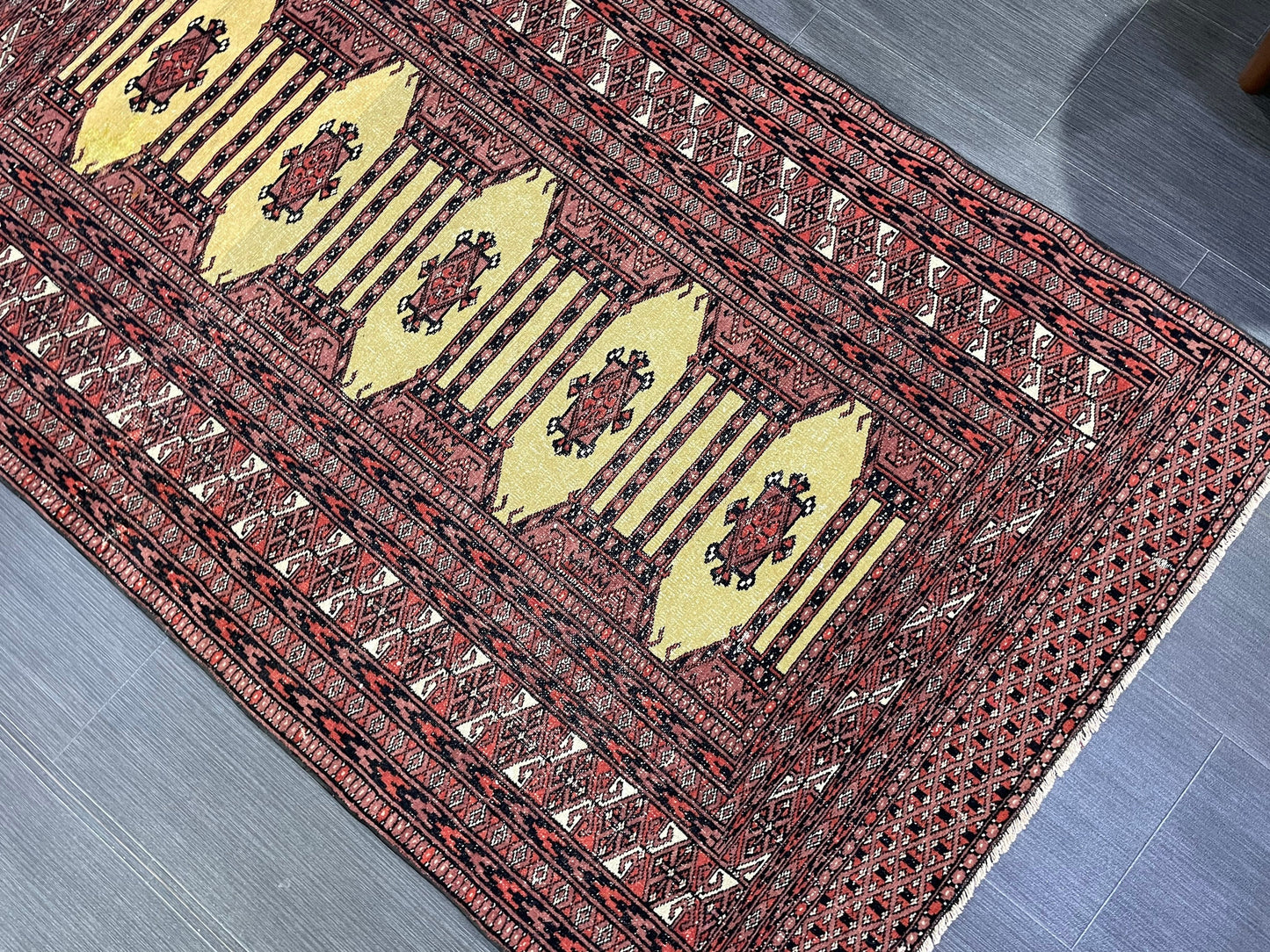 Turkish Rug, Vintage 3x5 Rug, Persian Rug, Oriental Rug, Hallway Rug, Kitchen Rug, Wool Rug Wool Rug Entryway Navy Rug