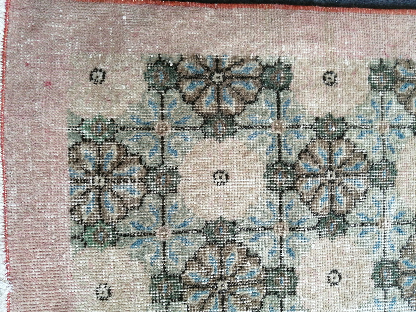 4x7 ft Vintage Floral Rug, Bohemian Rug, Living Room Rug,Oushak Rug,Hand Made Rug,Fun Rug,Turkish Rug Vintage Oriental rug Cute rug