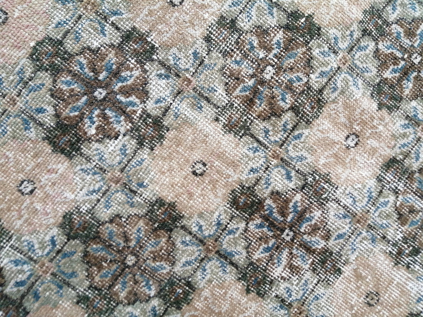 4x7 ft Vintage Floral Rug, Bohemian Rug, Living Room Rug,Oushak Rug,Hand Made Rug,Fun Rug,Turkish Rug Vintage Oriental rug Cute rug