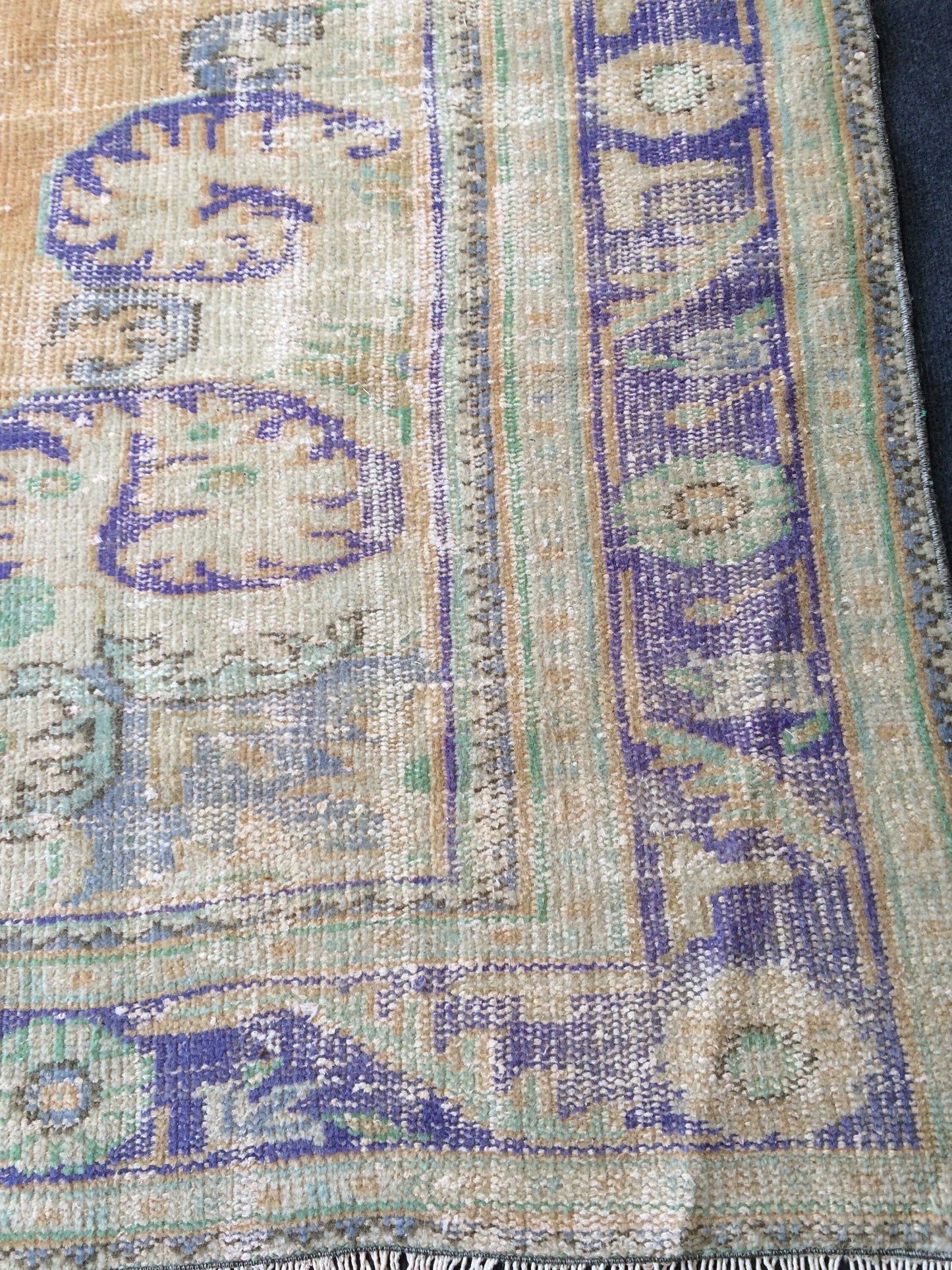 6.2 x 10 Large Area OUSHAK RUG TURKISH Oushak Rug Vintage Rug Vintage Runner Rug Wool 6 by 10 Rug Hand Made Rugs Vintage Turkish Rug