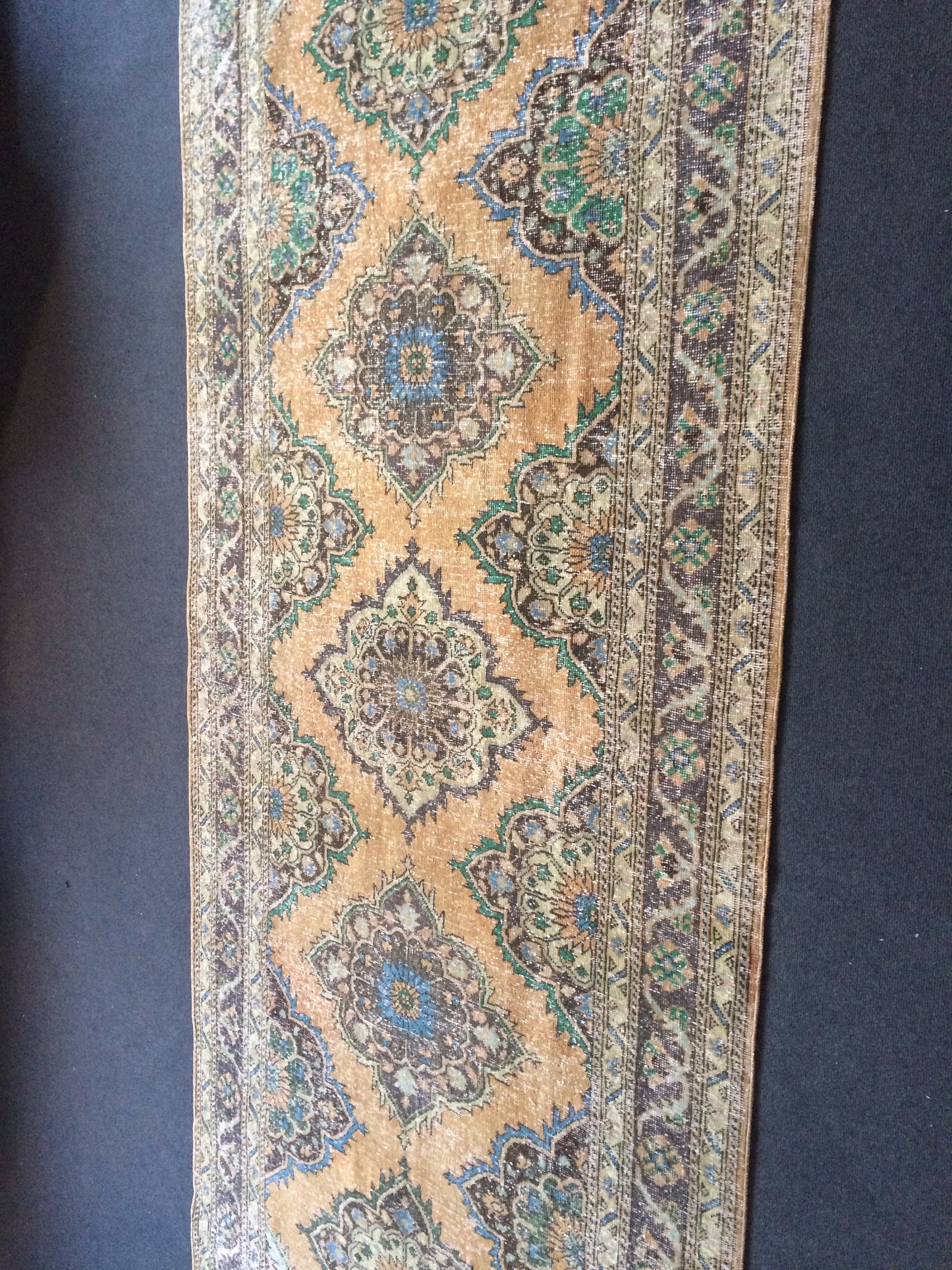 12.3 x 4.8 Large Area Rug Vintage Rug Oushak Rug Turkish Rug Oriental Runner Carpet Persian Runner Rug 4.8x12.3 Runner