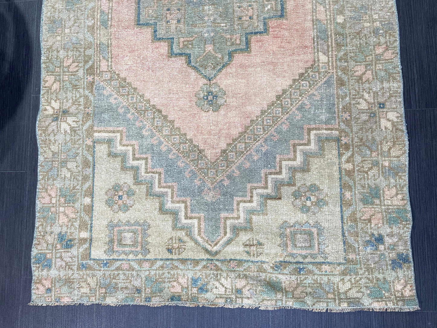 Handmade Rug, Oushak 3.3 x 5.3 Rug, Persian Rug, Oriental Rug, Turkish Rug, Farmhouse Rug, Vintage Wool rug