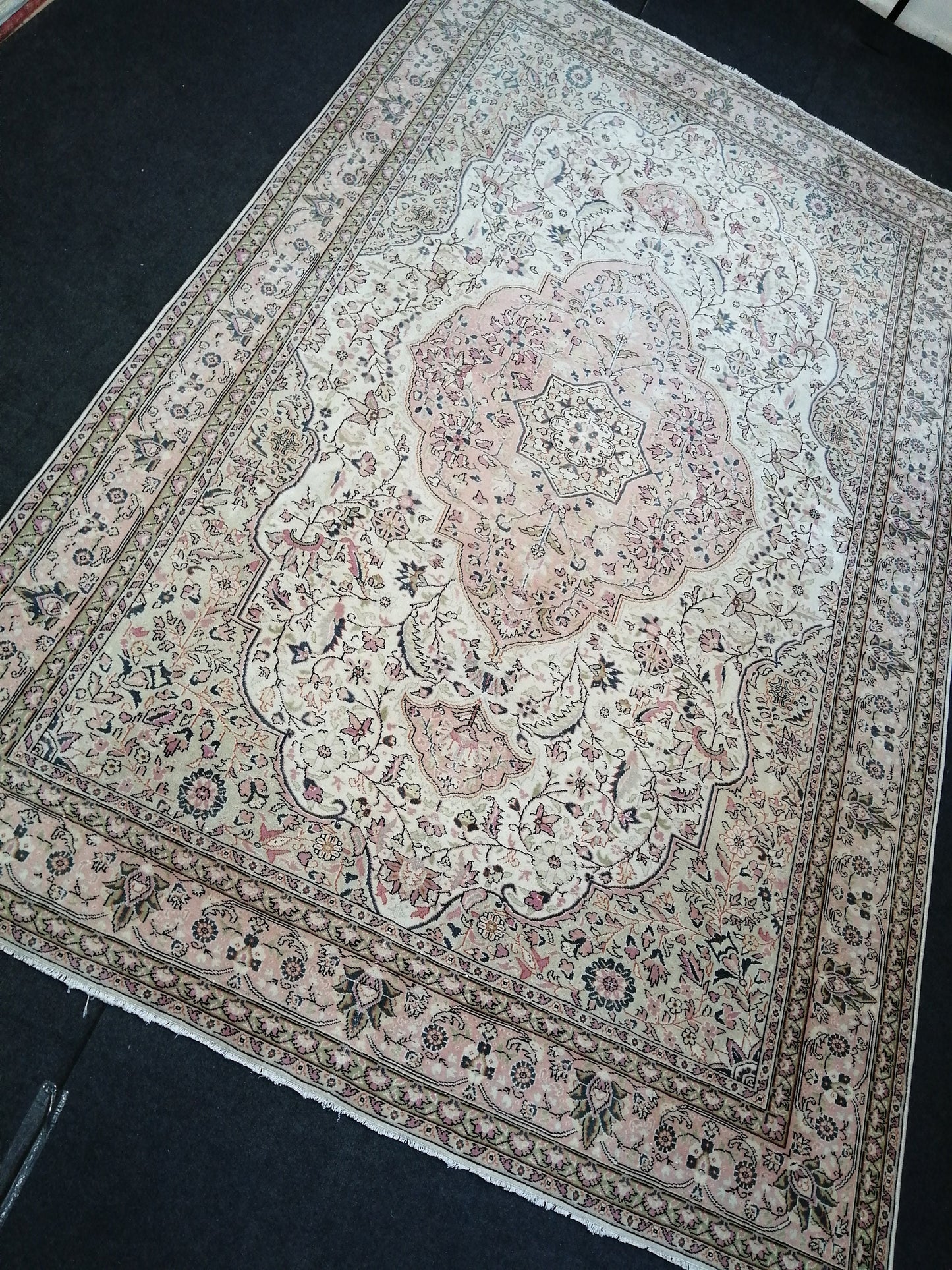 6.7 x 10.7 Large OUSHAK RUG TURKISH Oushak Rug Vintage Oushak quality Rug Vintage Runner Rug Wool Oushak Rug Hand Made Rugs Vintage Rug
