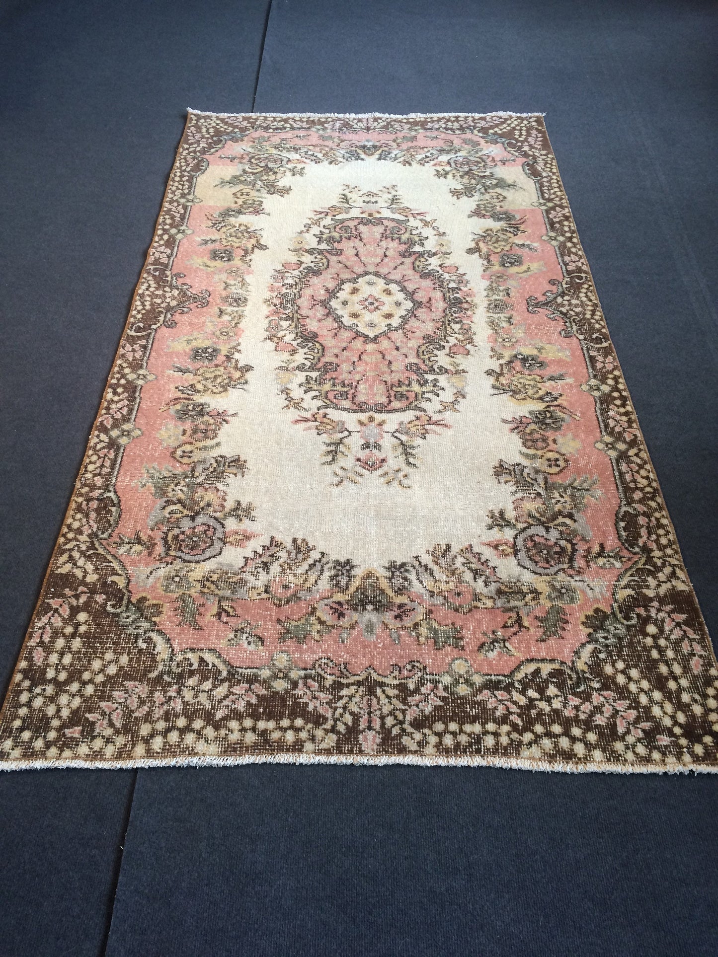 Light Pink Rug,Bohemian Rug,Big Area Rug,Antique Rug,Oushak antique Rug,Hand woven Rug,Weaving Rug,Ethnic Rug,Kitchen Rug