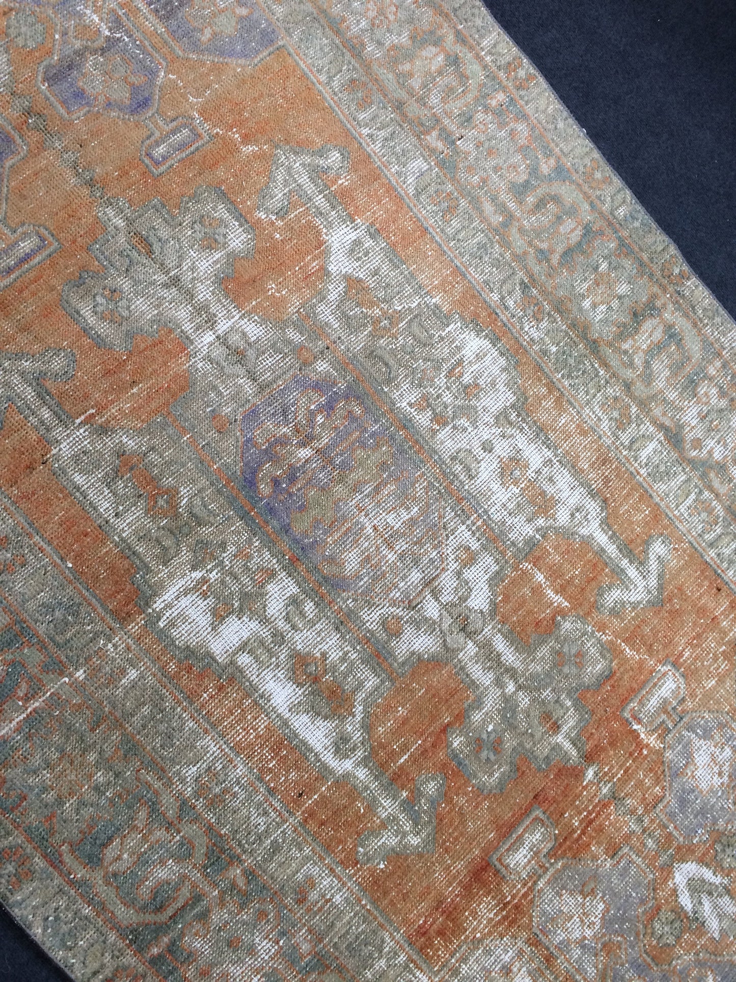 5 x 8.6 OUSHAK RUG TURKISH Oriental Rug Vintage Oushak Rug Vintage Persian Wool Rug Hand Made Rugs Vintage Turkish Rug Discounted Rugs