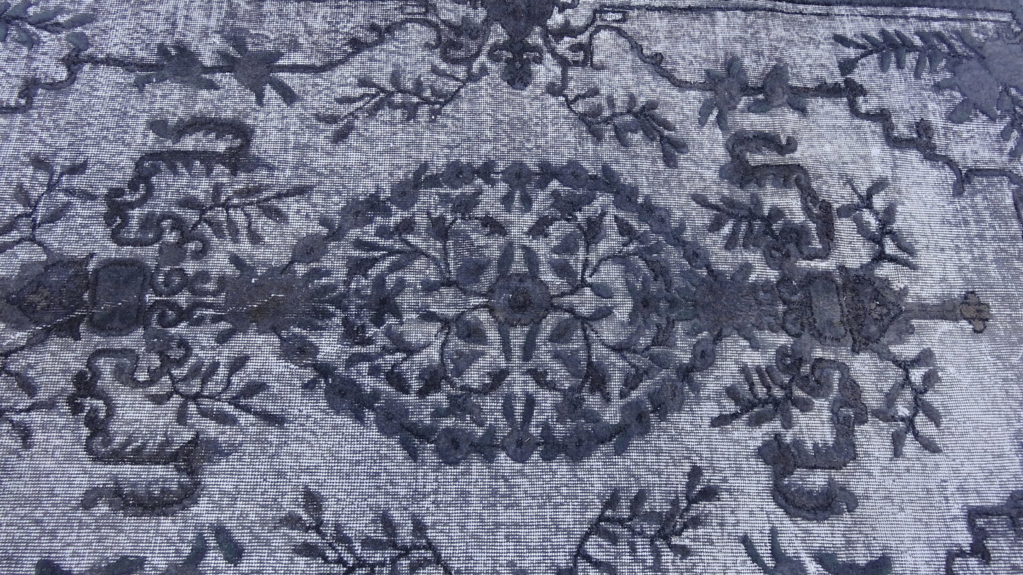 Grey Area Rug Vintage Rug Vintage living room rug Dark wool Oriental RUG, Turkey Rugs Modern Oushak Rug Modern rug, Vintage Rug Persian