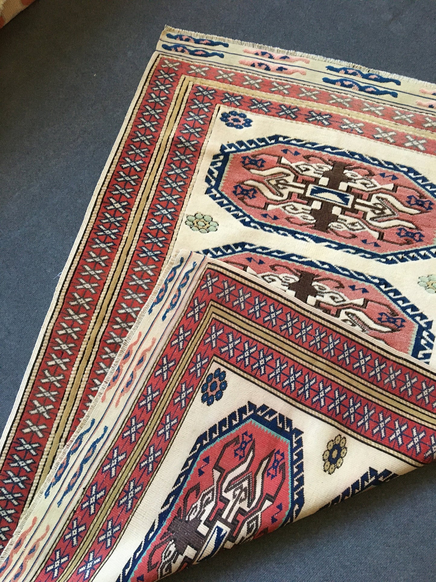 4x5 feet wide oushak turkish rug, large vintage living room floor rug, large bedroom area floor rug, kitchen middle rug,natural brown rug
