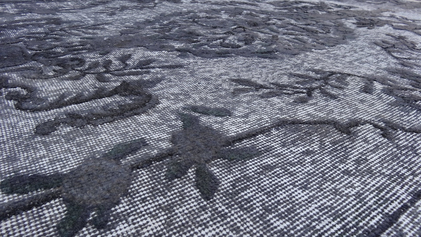 Grey Area Rug Vintage Rug Vintage living room rug Dark wool Oriental RUG, Turkey Rugs Modern Oushak Rug Modern rug, Vintage Rug Persian