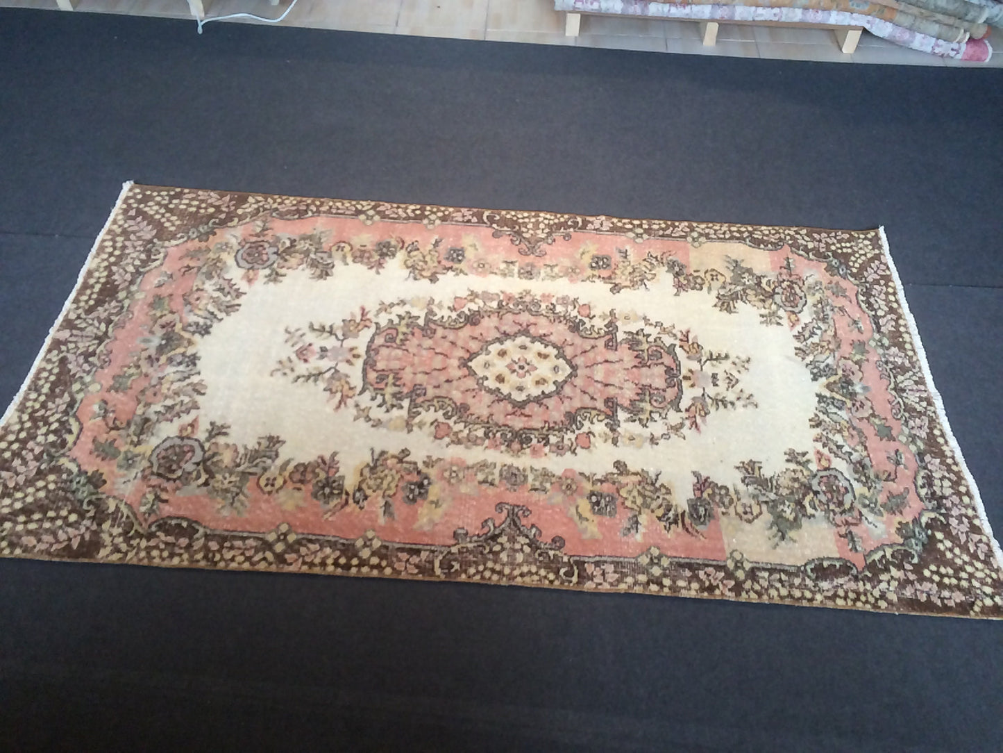 Light Pink Rug,Bohemian Rug,Big Area Rug,Antique Rug,Oushak antique Rug,Hand woven Rug,Weaving Rug,Ethnic Rug,Kitchen Rug