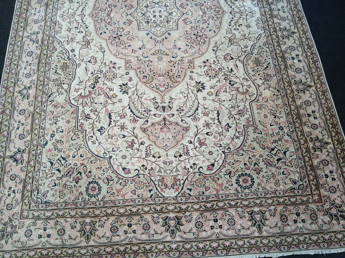 6.7 x 10.7 Large OUSHAK RUG TURKISH Oushak Rug Vintage Oushak quality Rug Vintage Runner Rug Wool Oushak Rug Hand Made Rugs Vintage Rug
