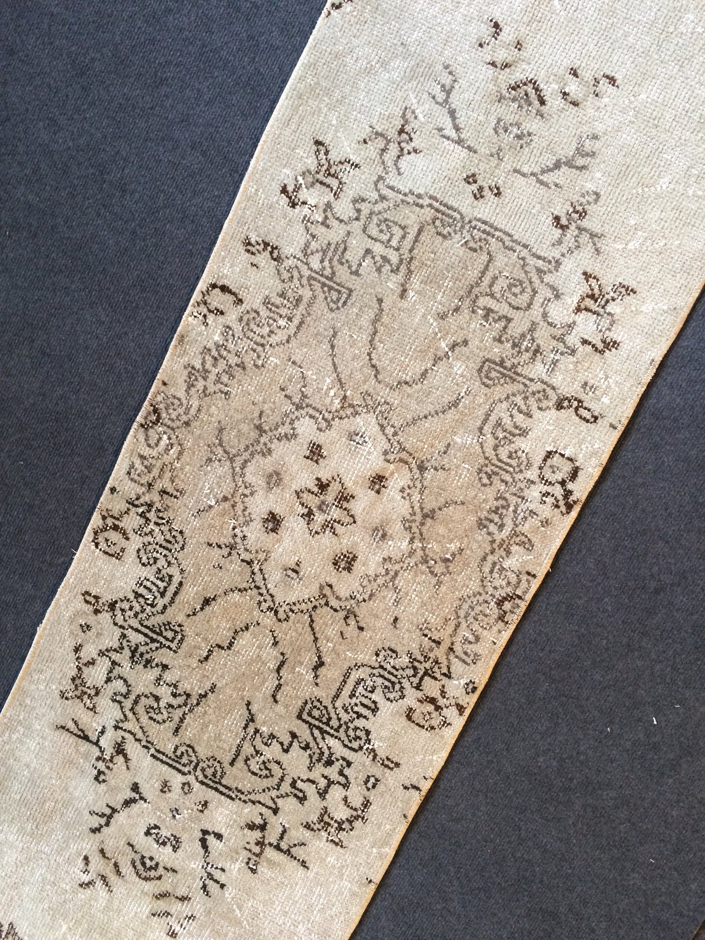 Vintage Rug Runner Turkish Runner Rug, Boho Runner Rug, Living Room Rug,Oushak Rug Runner Vintage Flooring Hallway Long Run