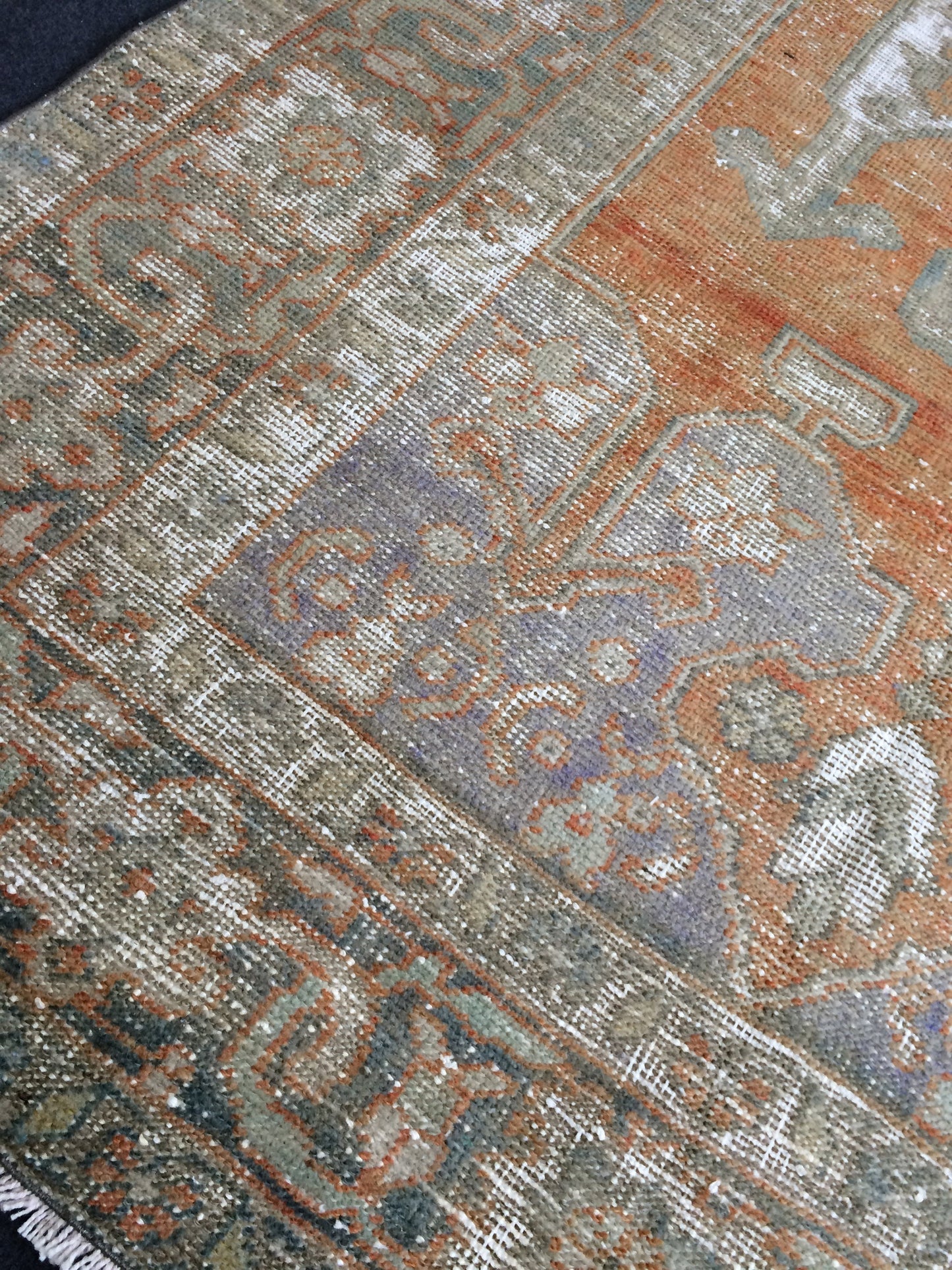 5 x 8.6 OUSHAK RUG TURKISH Oriental Rug Vintage Oushak Rug Vintage Persian Wool Rug Hand Made Rugs Vintage Turkish Rug Discounted Rugs