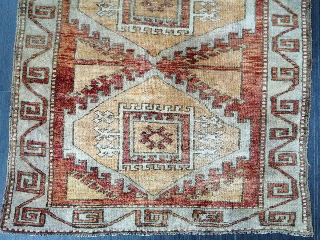 WOOL RUGS, 6 x 3.2 Vintage Rug Turkish Oushak Rug, Hand Made Rug, Living Room Rug, Oushak Rug, Farmhouse Rug, Oriental Rug,