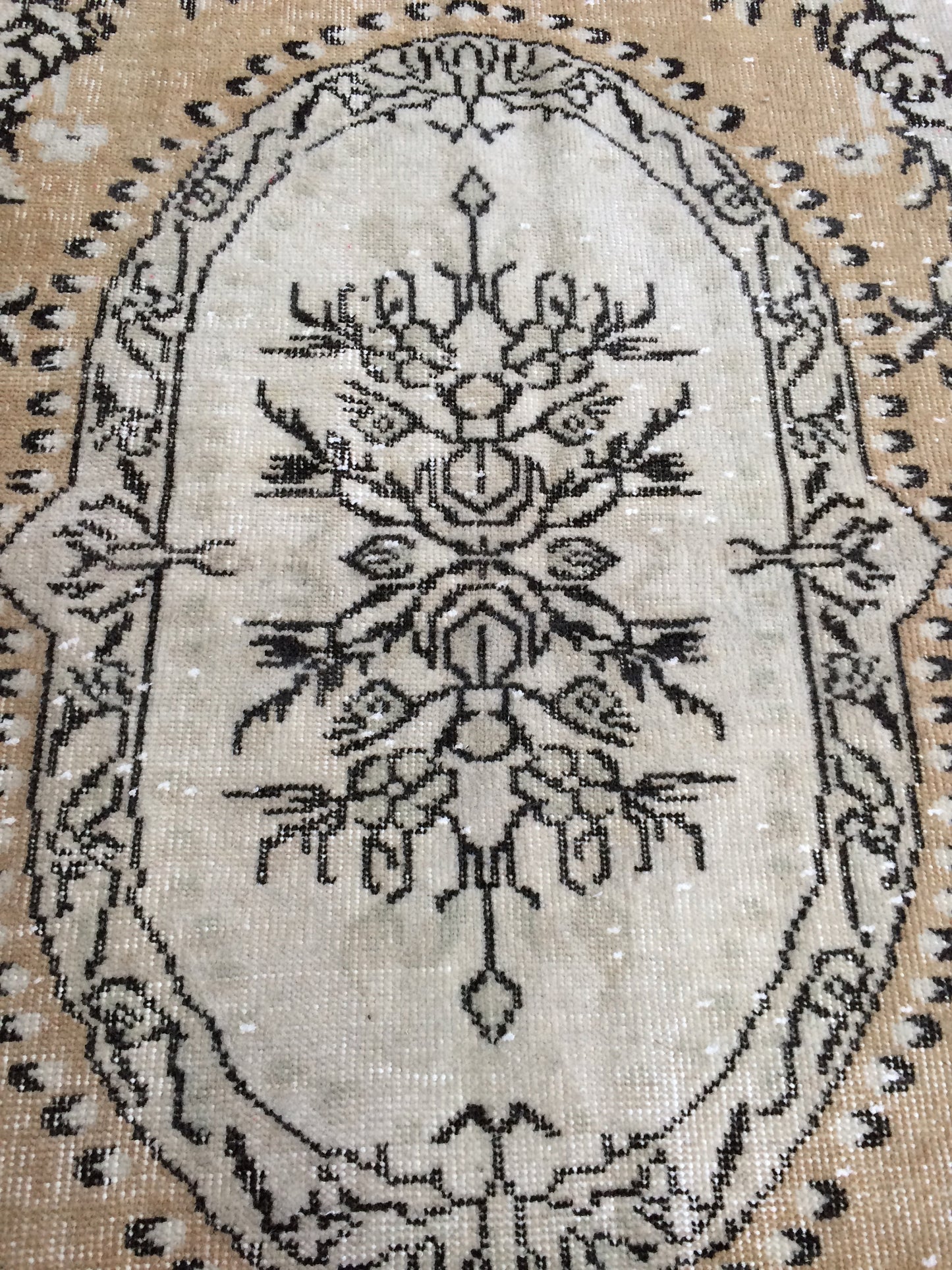 6.4 x 9.8 Vintage Rug Oushak Rug Turkish Rug Vintage Oriental Rug 6x10 rug