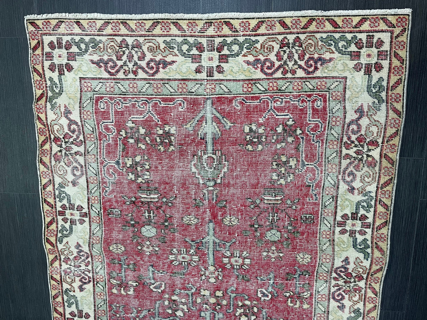 Persian RUG, TURKISH Rug, Handknotted 3.8 x 7 Rug, Oriental Rug, Vintage Rug, Handmade Rug, Turkish Rug Antique Rug