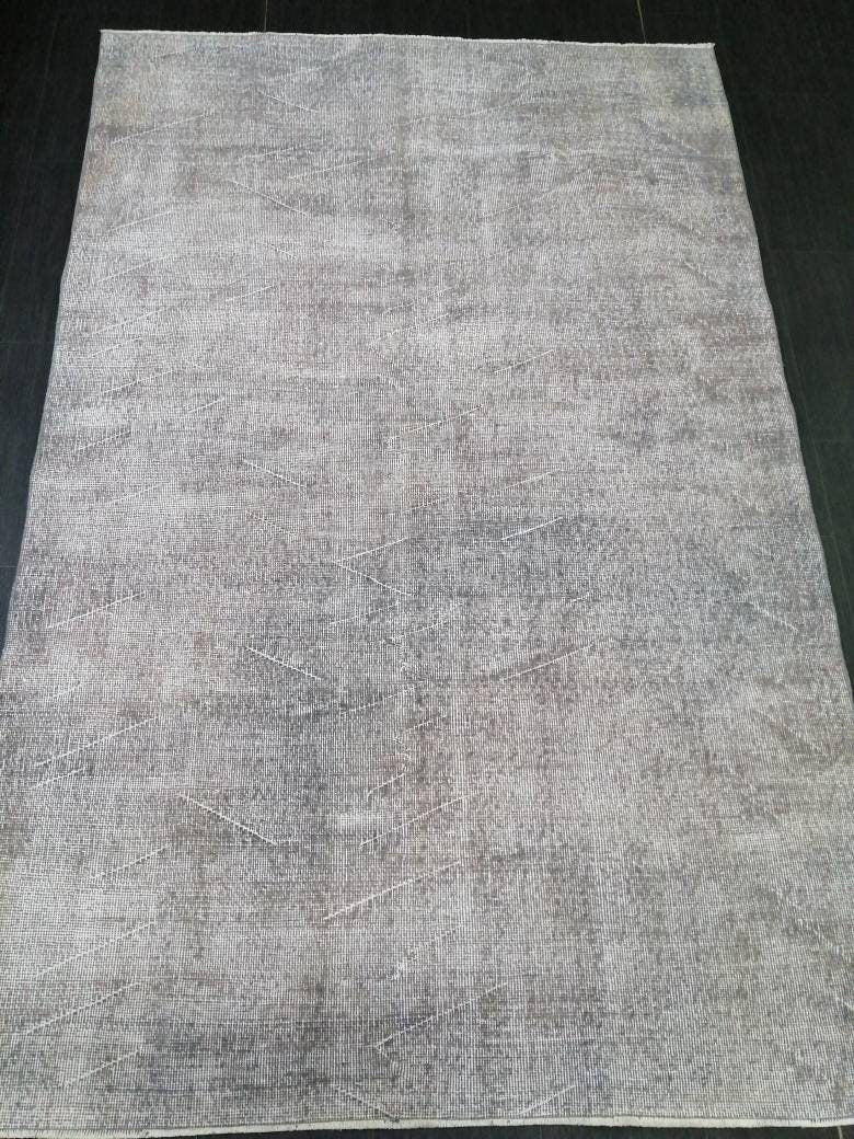 4.9 x 7.6 Variegated Rug, Hand Made Rug, Oushak Rug, Distressed Rug, Simple And Elegant Oriental Rug , Turkish Rug,Vintage Farmhouse Rug