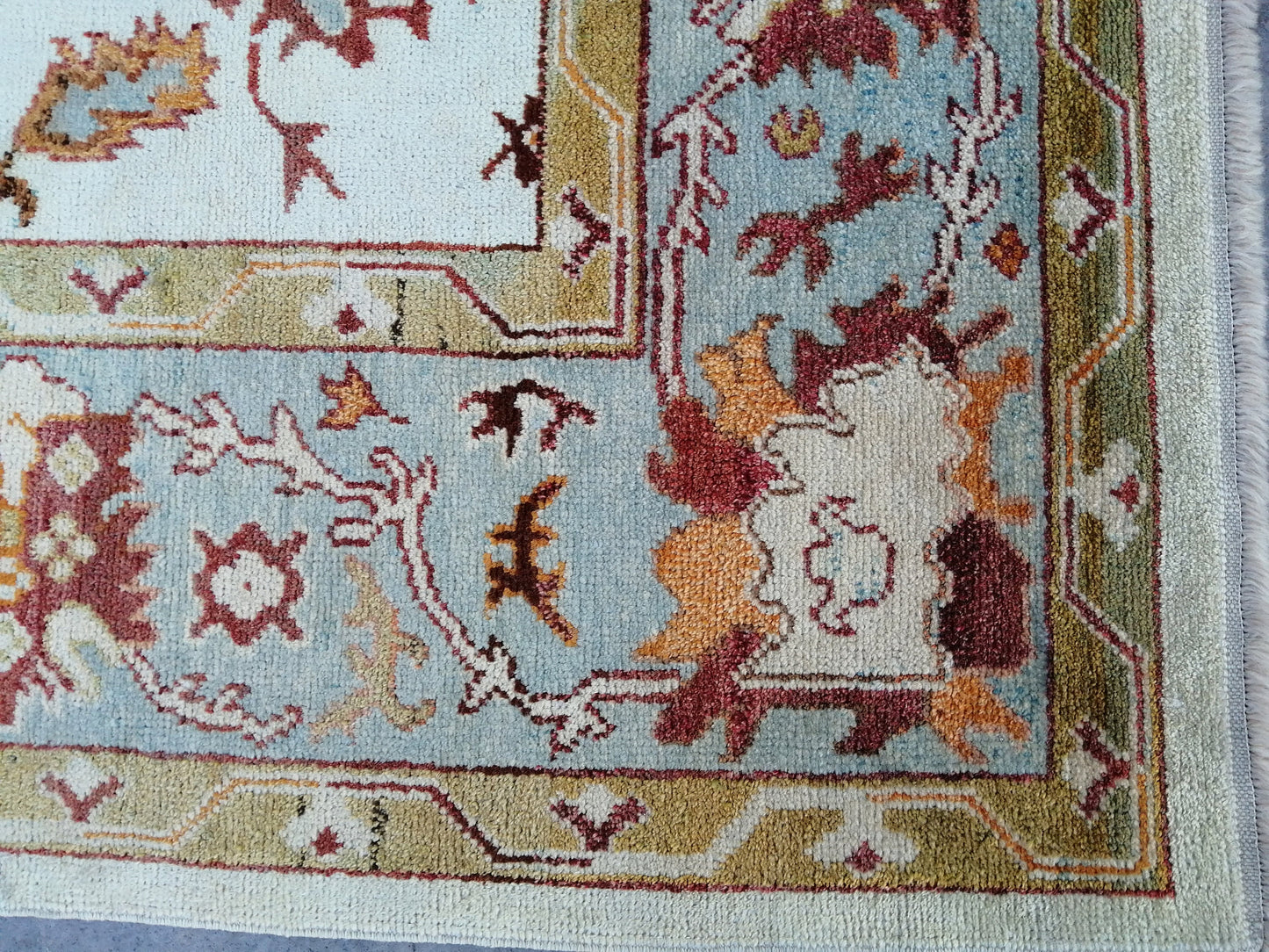 9 x 12.7 OUSHAK RUG, TURKISH Oushak Rug, Quality Wool Oushak Rug, Rug, Wool Oushak Rug Hand Made Rugs Made In Turkey Oushak Rug 8x12 9x13