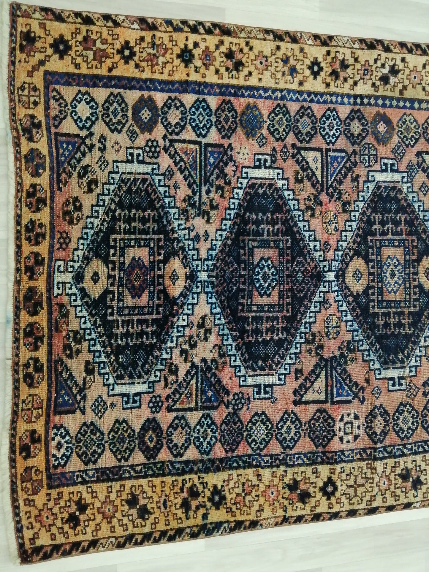 5 x 11.5 Kurdish Runner Rugs, Hand Made Rug Oushak Rug, Rustic Rug Persian Rug, Rug Runner Turkish Rug Hand Knotted Vintage Rug, Wool rug
