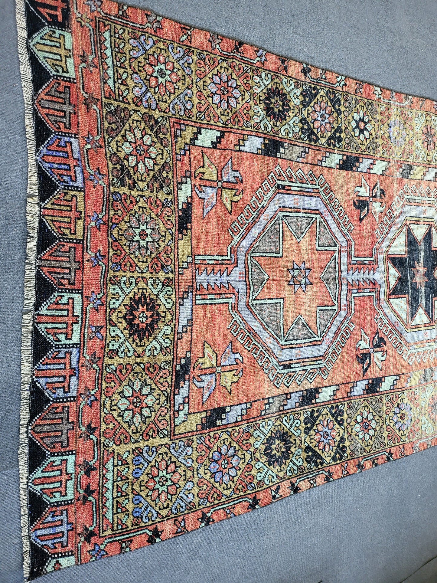 Turkish Runner Rug, Oushak 5x12 Runner Rug, Persian Runner Rug, Vintage Runner Rug, Handmade Runner Rug, Rustic Runner Rug